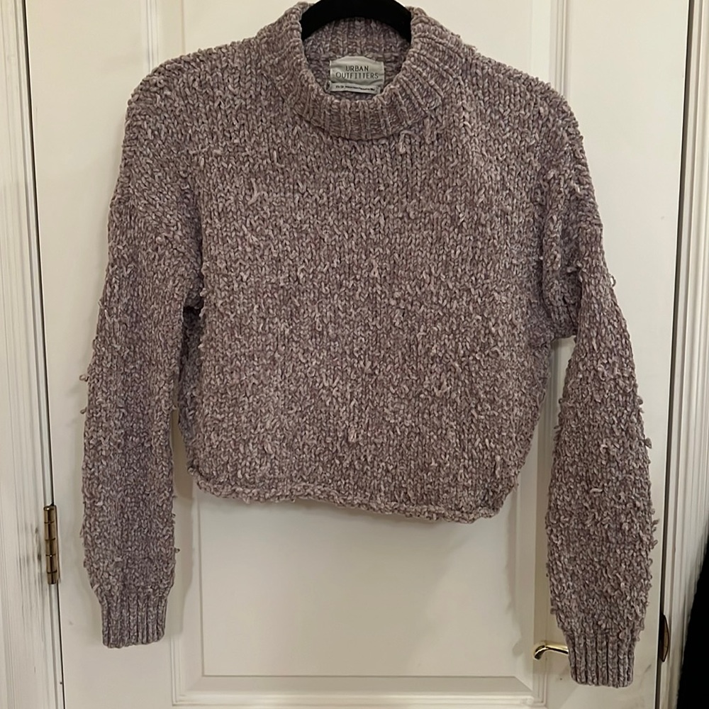 Taupe Soft Mock Neck Sweater